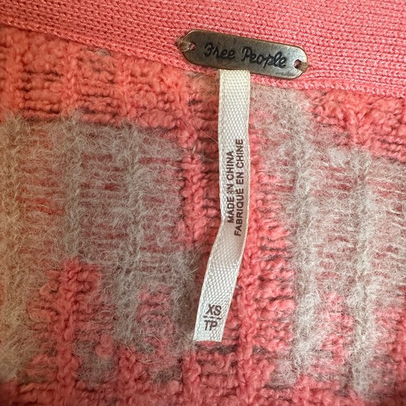 Free People Alpaca My Bags Hoodie Womens XS Sweatshirt Hi Lo Oversize Boho Rare - Picture 9 of 17